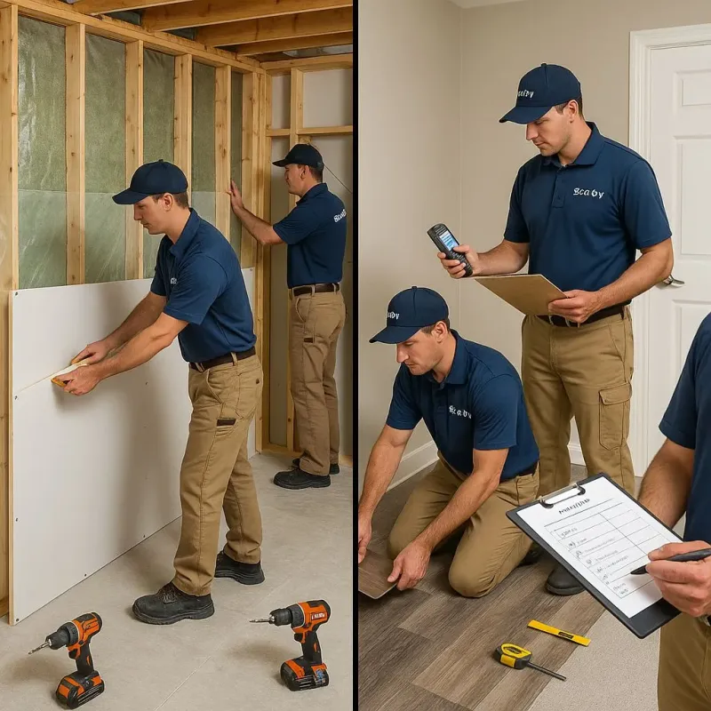 Repairs and Reconstruction process in Tubac, AZ
